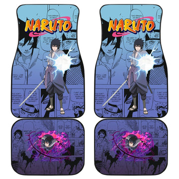 Sasuke NRT Car Floor Mats Gift For Quotes Fan Anime-Gear Wanta