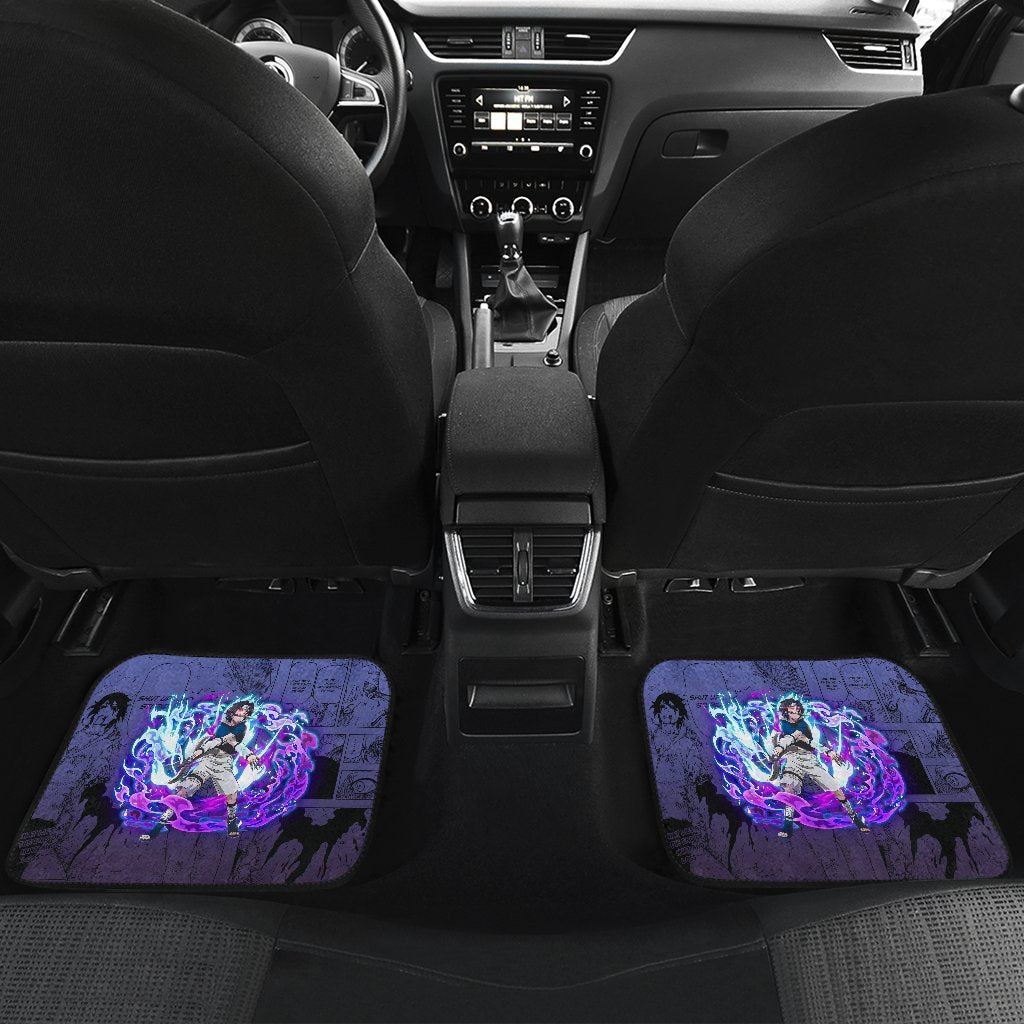 Sasuke NRT Car Floor Mats Gift For Strong Fan Anime-Gear Wanta