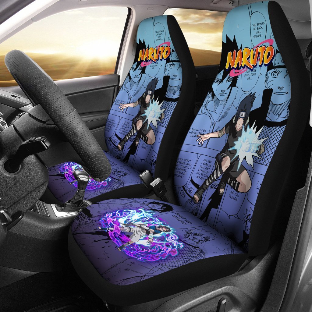 Sasuke NRT Car Seat Covers Custom Anime Car Accessories-Gear Wanta