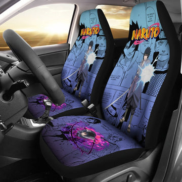 Sasuke NRT Car Seat Covers Gift For Special Fan Anime-Gear Wanta