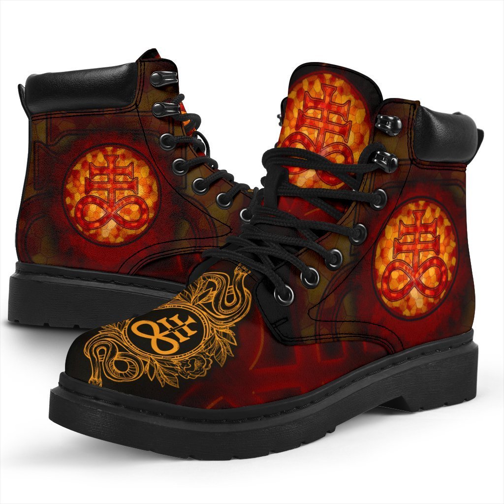 Satanic Brimstone Boots Shoes Gift Idea-Gear Wanta
