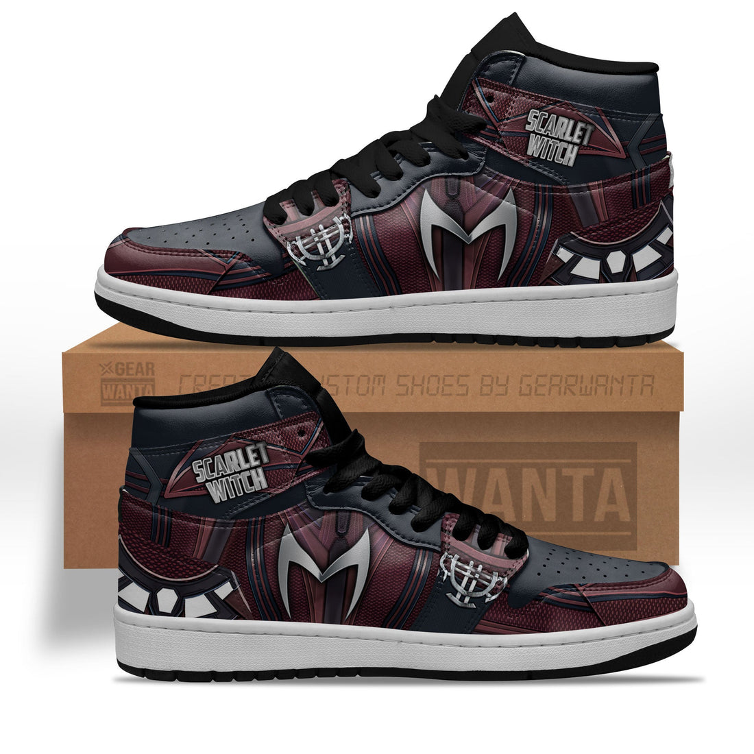 Scarlet Witch Shoes Custom Super Heroes Sneakers-Gear Wanta