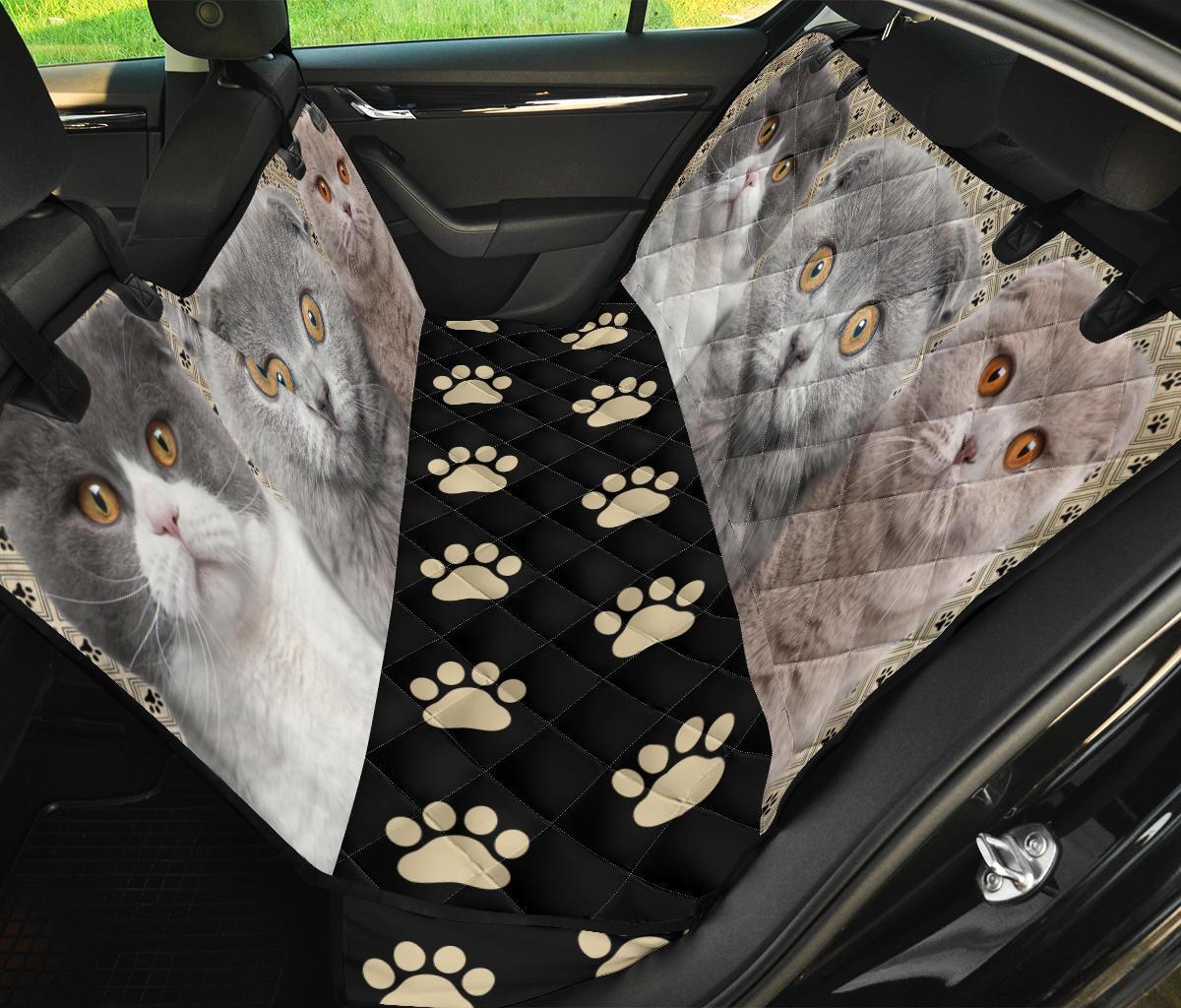 Scottish Fold Cat Pet Seat Cover For Car Cat Lover-Gear Wanta