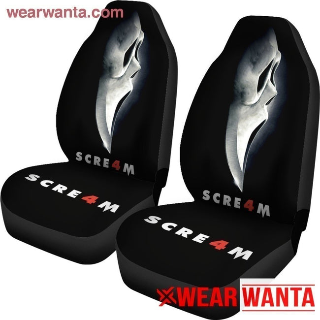 Scre4M Car Seat Covers Custom Scream Car Decoration Accessories-Gear Wanta