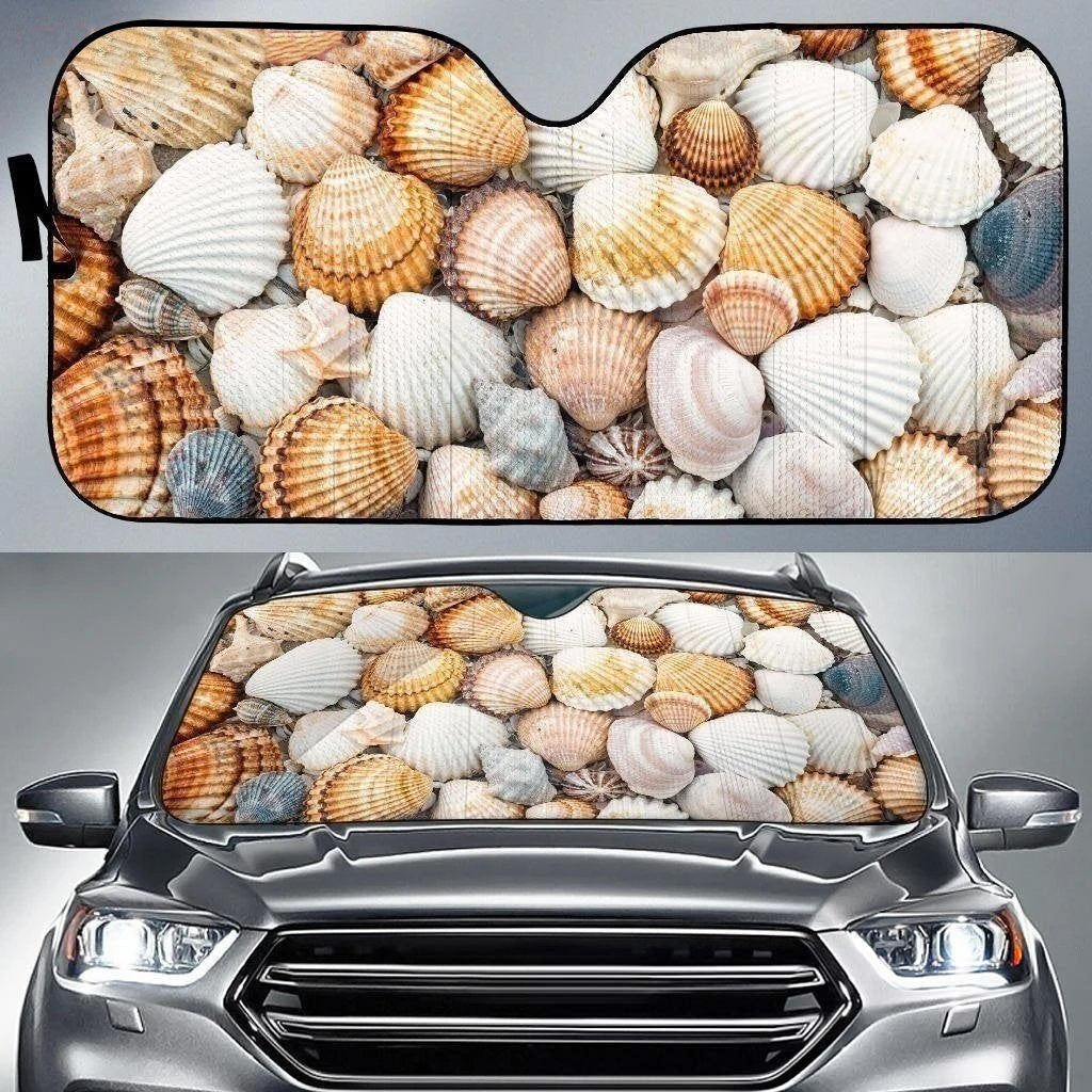 Sea Shells Car Sun Shade-Gear Wanta