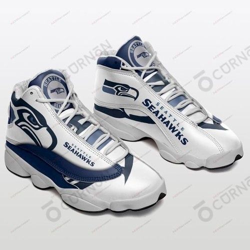 Seattle Seahawks Custom Shoes J13 Sneakers 335-Gear Wanta