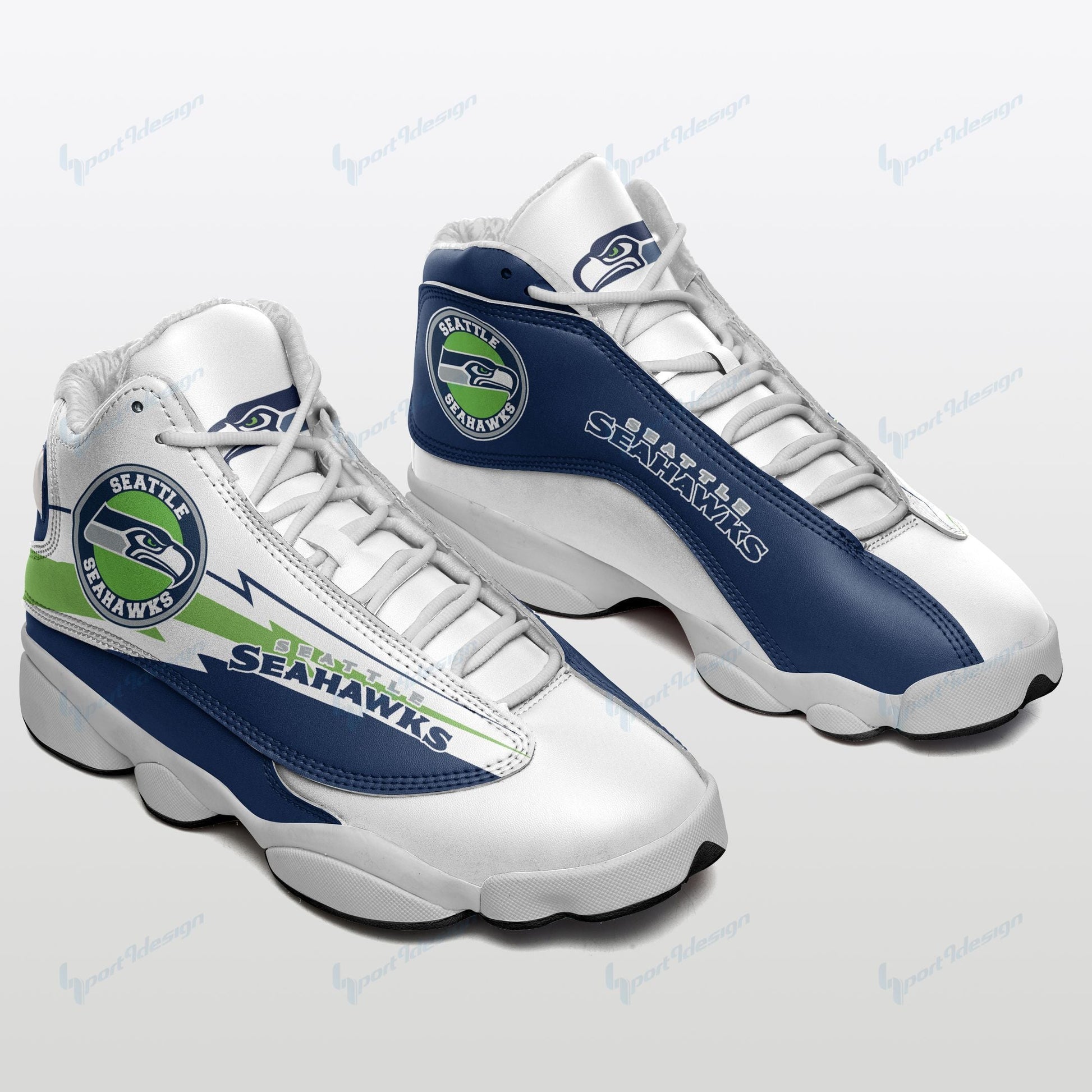 Seattle Seahawks Custom Shoes Sneakers 555-Gear Wanta