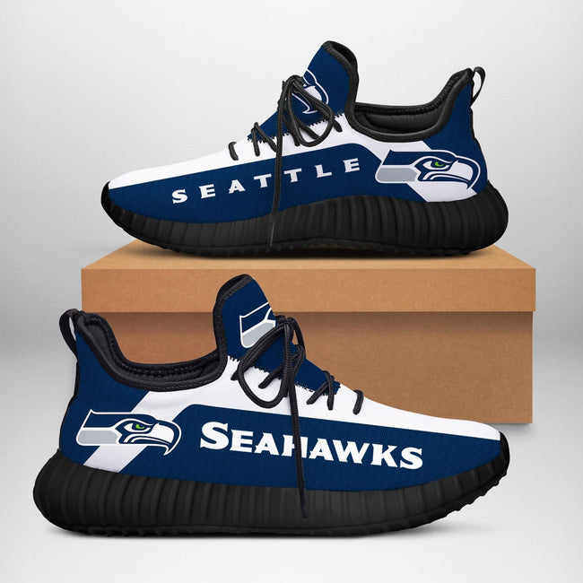 Seattle Seahawks Sneakers Custom Shoes Black shoes 2 Fan G-Gear Wanta