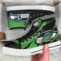 Seattle Seahawks High Top Shoes Custom For Fans-Gear Wanta