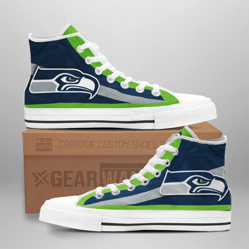 Seattle Seahawks High Top Shoes Custom-Gear Wanta