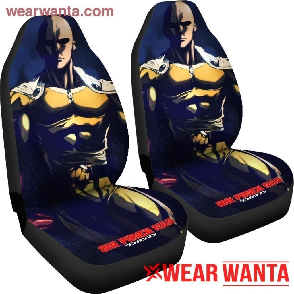 Serious Saitama One Punch Man Car Seat Covers LT03-Gear Wanta