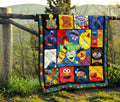 Sesame Street Quilt Blanket Funny Gift Idea-Gear Wanta