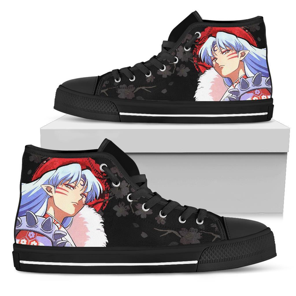 Sesshomaru Inuyasha Sneakers Anime High Top Shoes Custom PT20-Gear Wanta