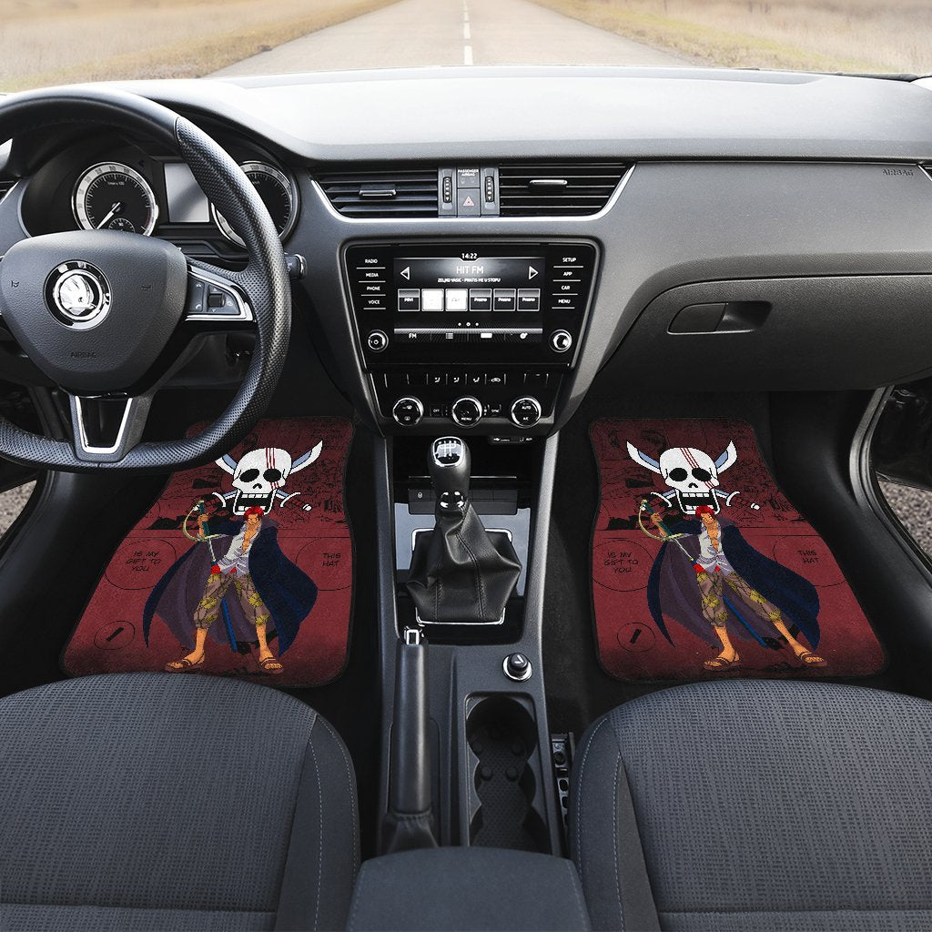 Shanks One Piece Car Floor Mats Manga Mixed Anime-Gear Wanta