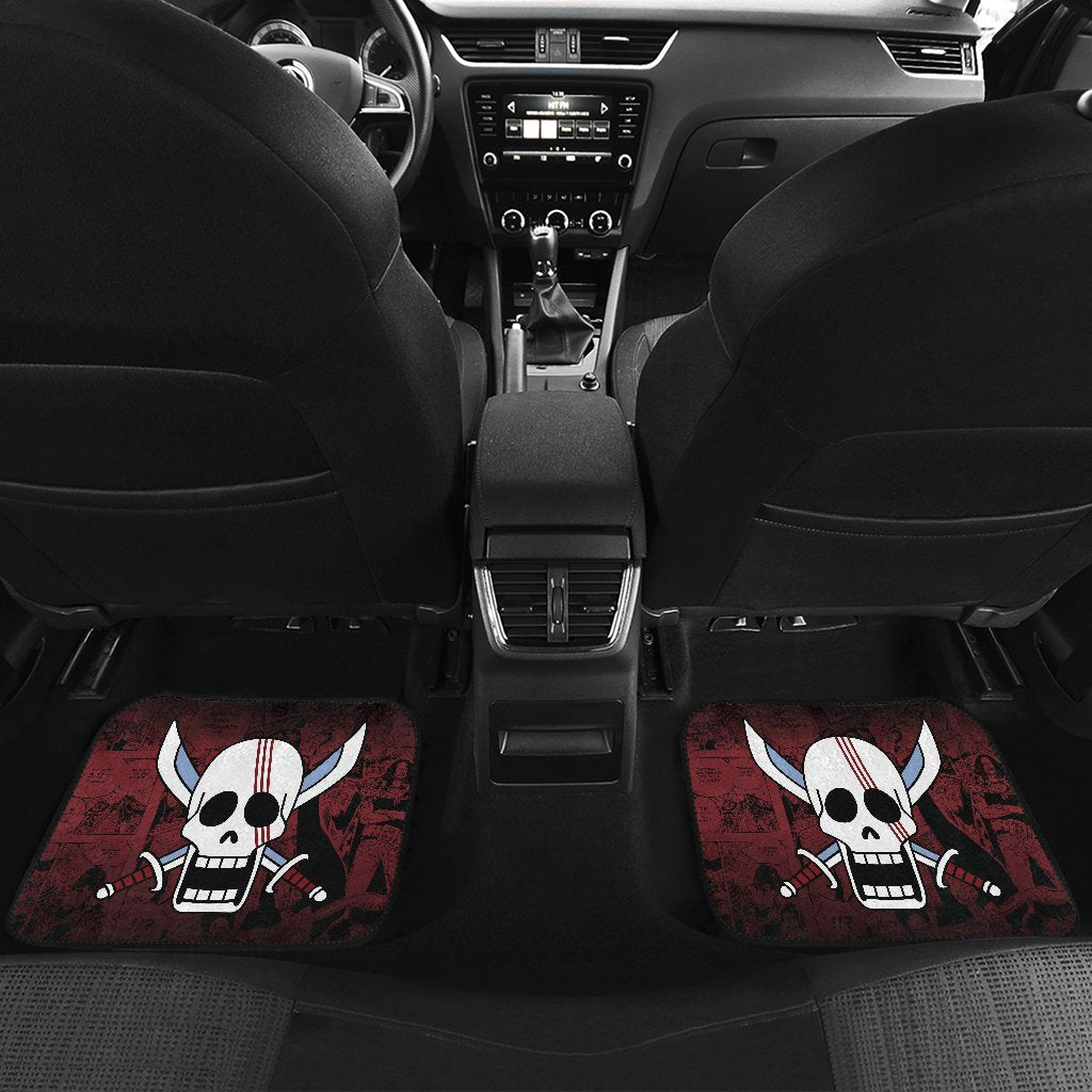 Shanks One Piece Car Floor Mats Manga Mixed Anime-Gear Wanta