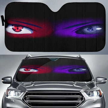 Sharingan Eyes Red And Purple Car Sun Shade NH06-Gear Wanta