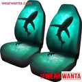 Shark Silhouette Underwater Shark Car Seat Covers-Gear Wanta