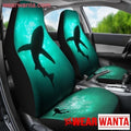 Shark Silhouette Underwater Shark Car Seat Covers-Gear Wanta