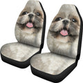 Shih Tzu Dog Car Seat Covers Funny Face-Gear Wanta