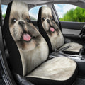 Shih Tzu Dog Car Seat Covers Funny Face-Gear Wanta