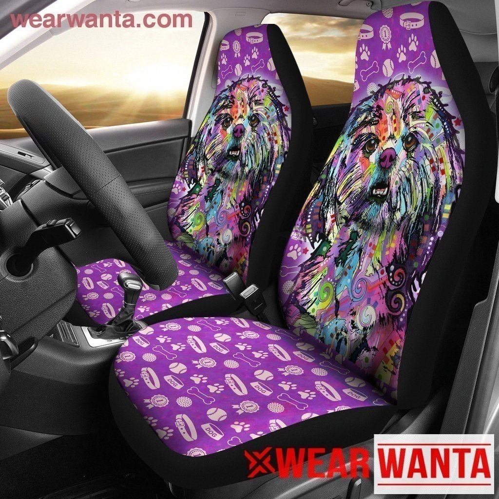 Shih Tzu Watercolor Dog Car Seat Covers LT03-Gear Wanta