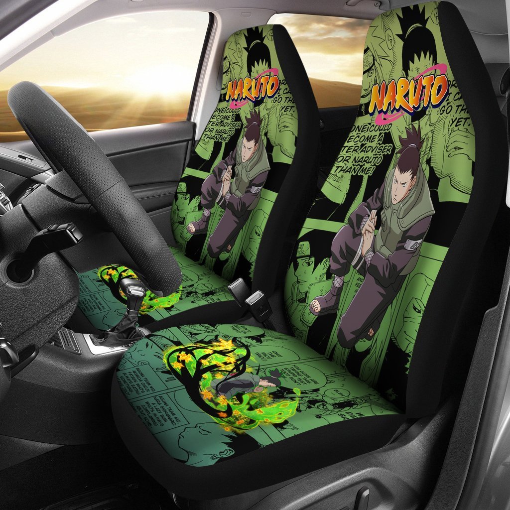 Shikamaru NRT Car Seat Covers Custom Anime Car Accessories-Gear Wanta