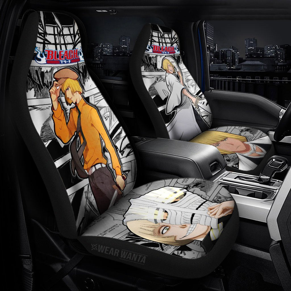 Shinji Hirako Bankai Car Seat Covers Custom Anime Bleach Car Accessories-Gear Wanta