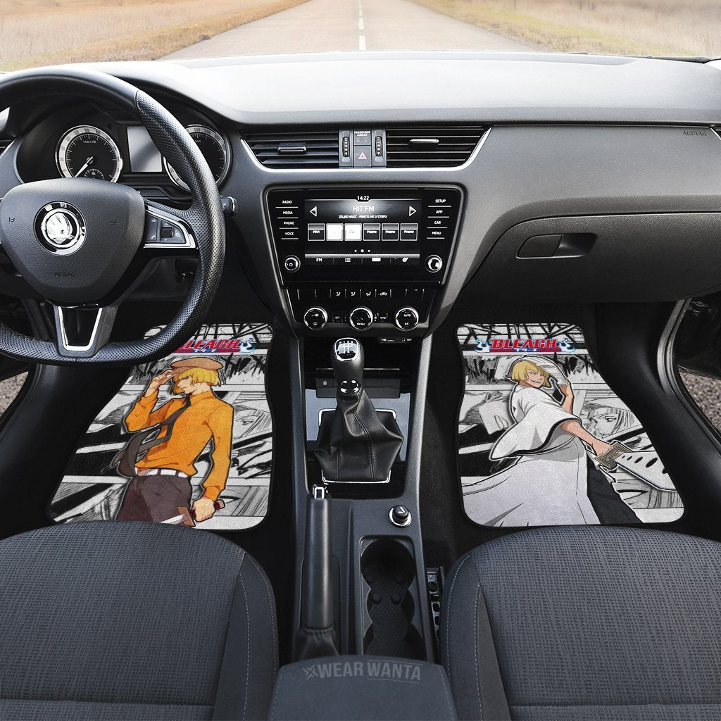 Shinji Hirako Car Floor Mats Custom Bleach Manga Mix Anime Car Accessories-Gear Wanta