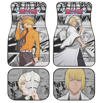 Shinji Hirako Car Floor Mats Custom Bleach Manga Mix Anime Car Accessories-Gear Wanta