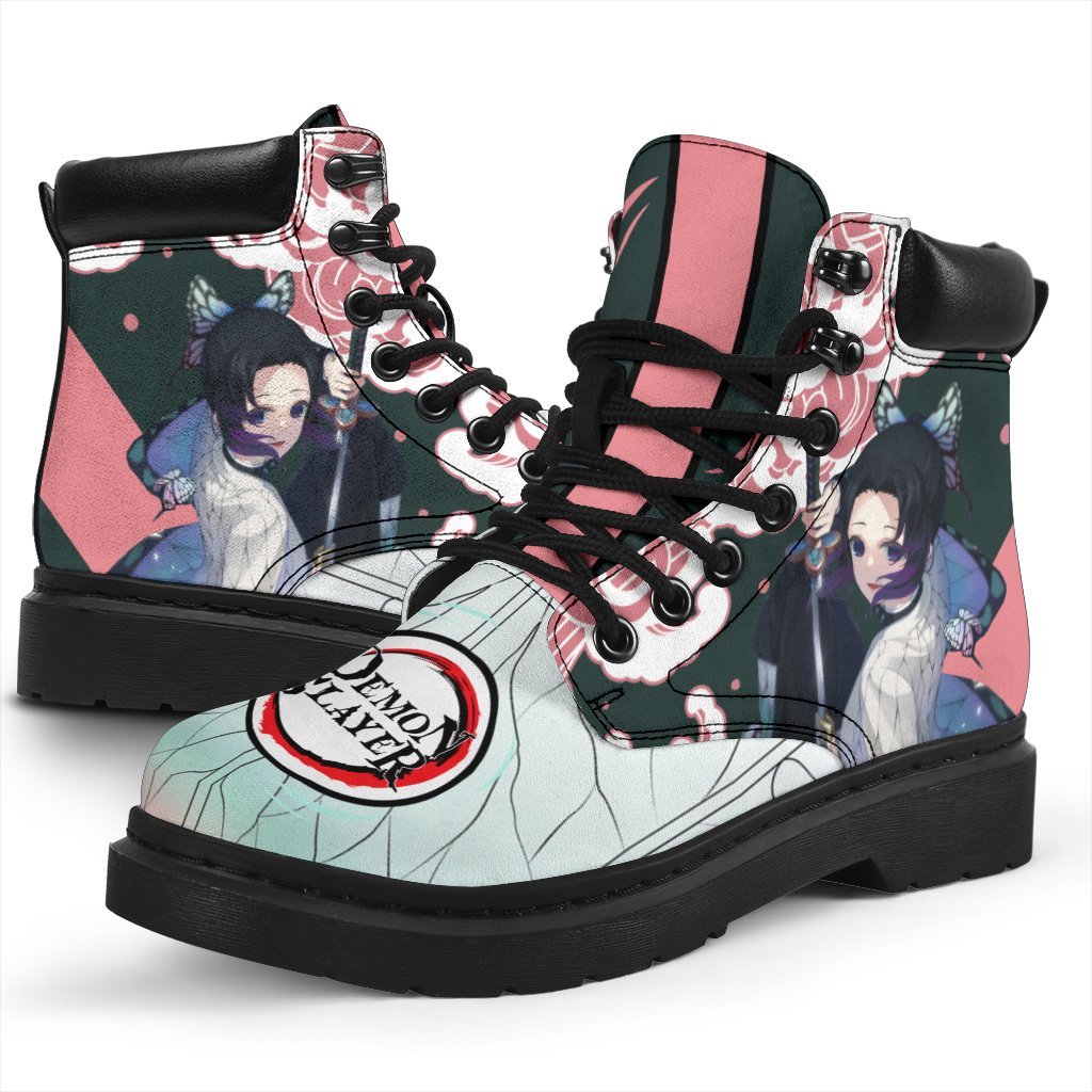 Shinobu Boots Shoes Demon Slayer Anime Custom TT12-Gear Wanta