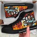 Shinra Kusakabe Fire Force Sneakers Anime High Top Shoes PT20-Gear Wanta