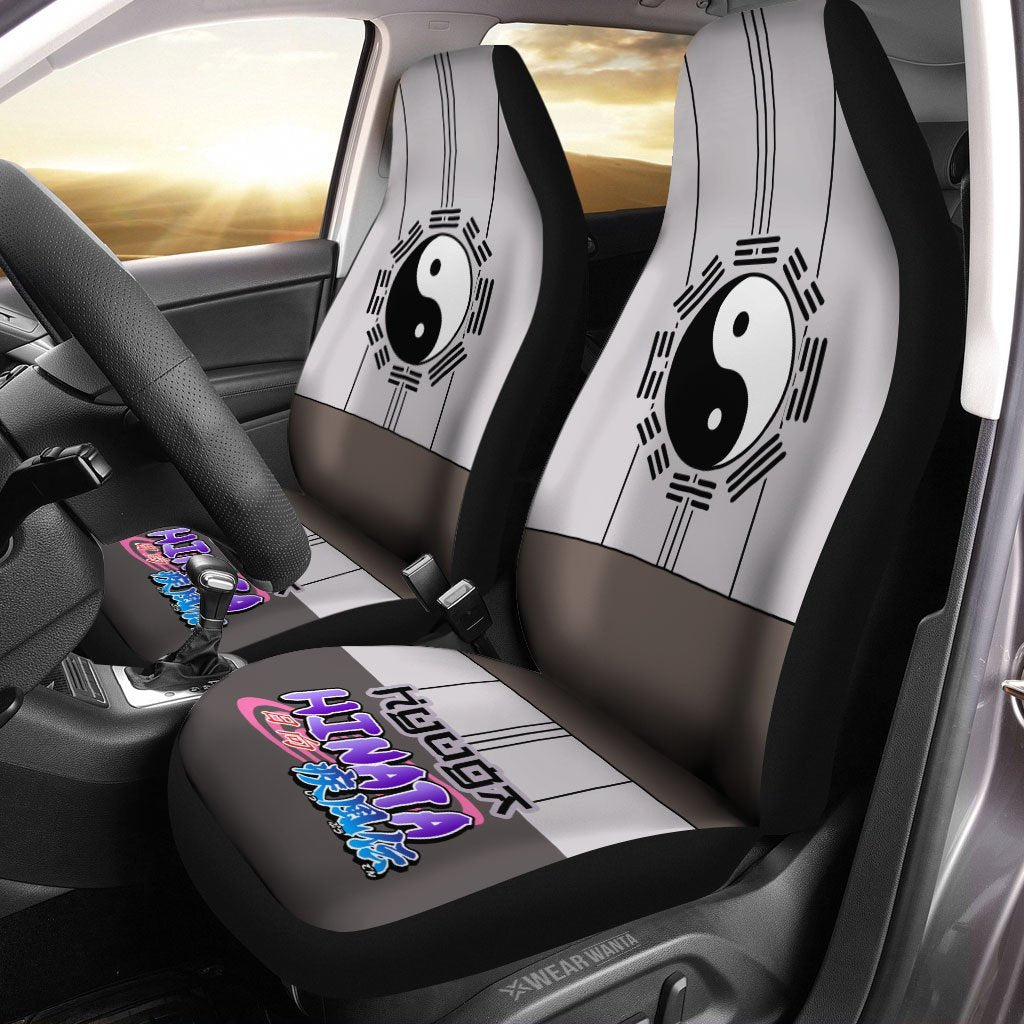 Shippuden Uniform Hyuga Hinata Car Seat Covers Custom Shippuden NRT Anime Car Accessories Anime Gifts-Gear Wanta