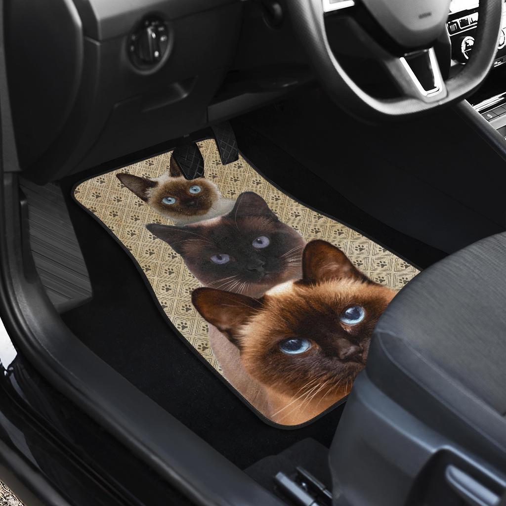 Siamese Cat Car Floor Mats For Cat Lovers-Gear Wanta