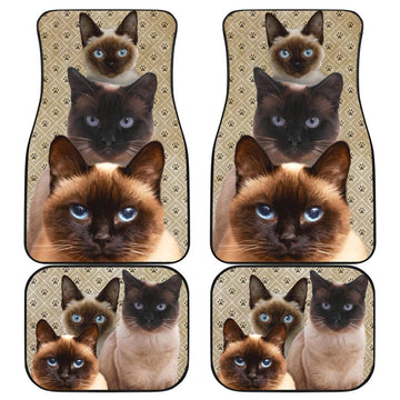 Siamese Cat Car Floor Mats For Cat Lovers-Gear Wanta