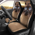 Siamese Cat Car Seat Covers Cute Cat Face-Gear Wanta