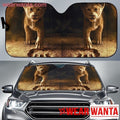 Simba Foot Print Mufasa Lion King Car Sun Shade-Gear Wanta