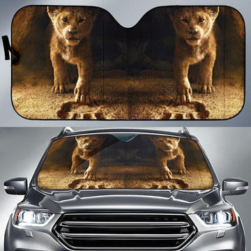 Simba Foot Print Mufasa Lion King Car Sun Shade-Gear Wanta