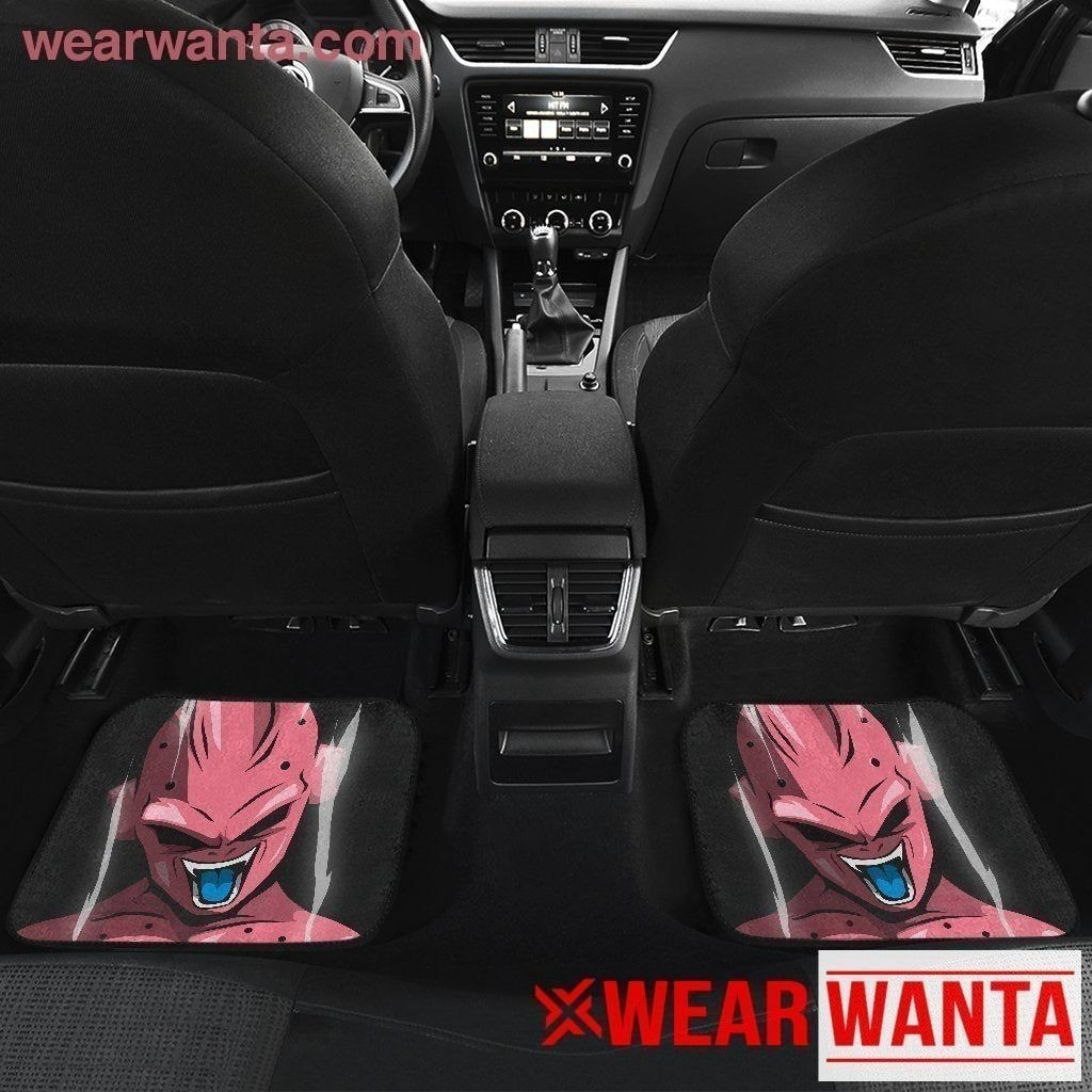 Skinny Majin Buu Car Floor Mats Custom Dragon Ball Anime Car Accessories-Gear Wanta