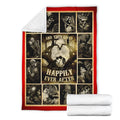 Skull Fleece Blanket And They Lived Happily Ever After Home Decoration-Gear Wanta