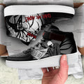 Slenderman Shoes Air Mid Custom Sneakers For Horror Fans-Gear Wanta