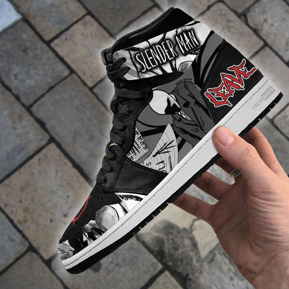 Slenderman Shoes Custom Horror Fans Sneakers-Gear Wanta