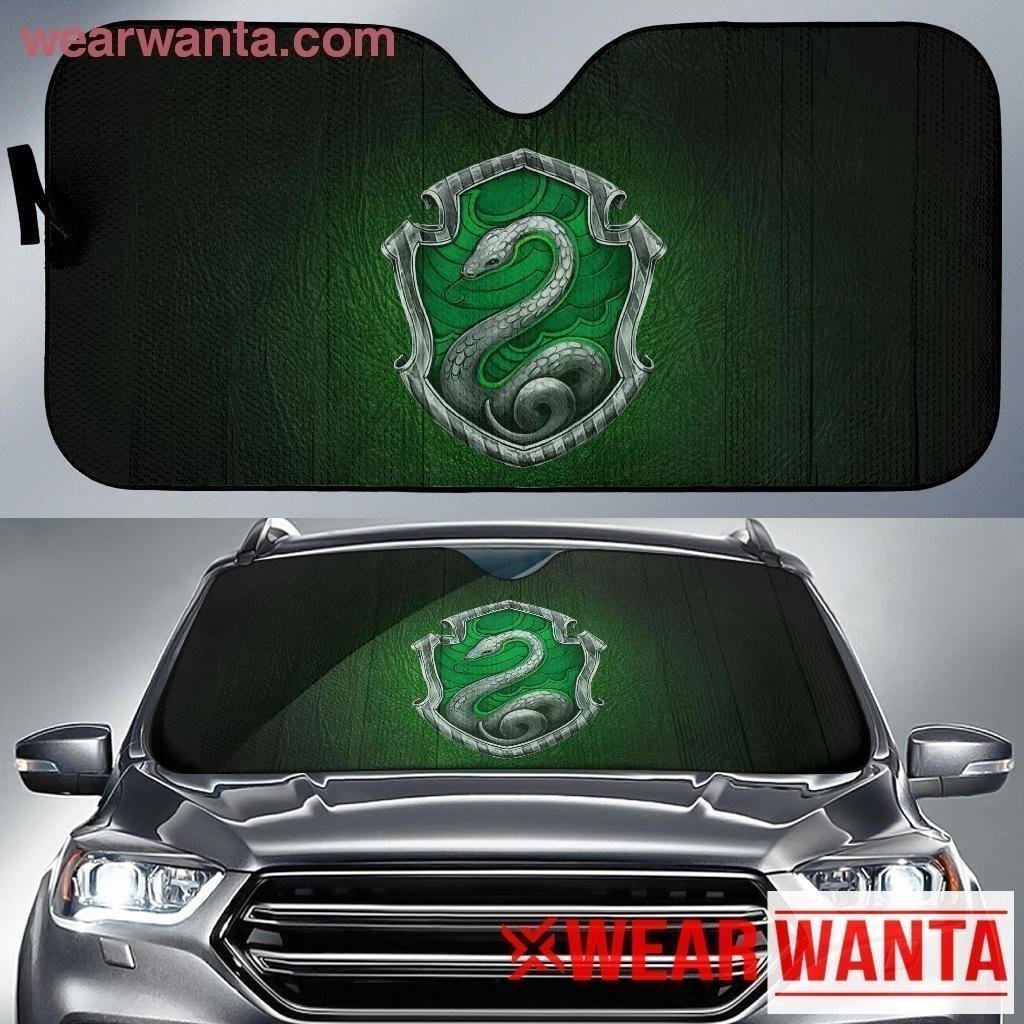 Slytherin House Badge Car Sun Shade-Gear Wanta