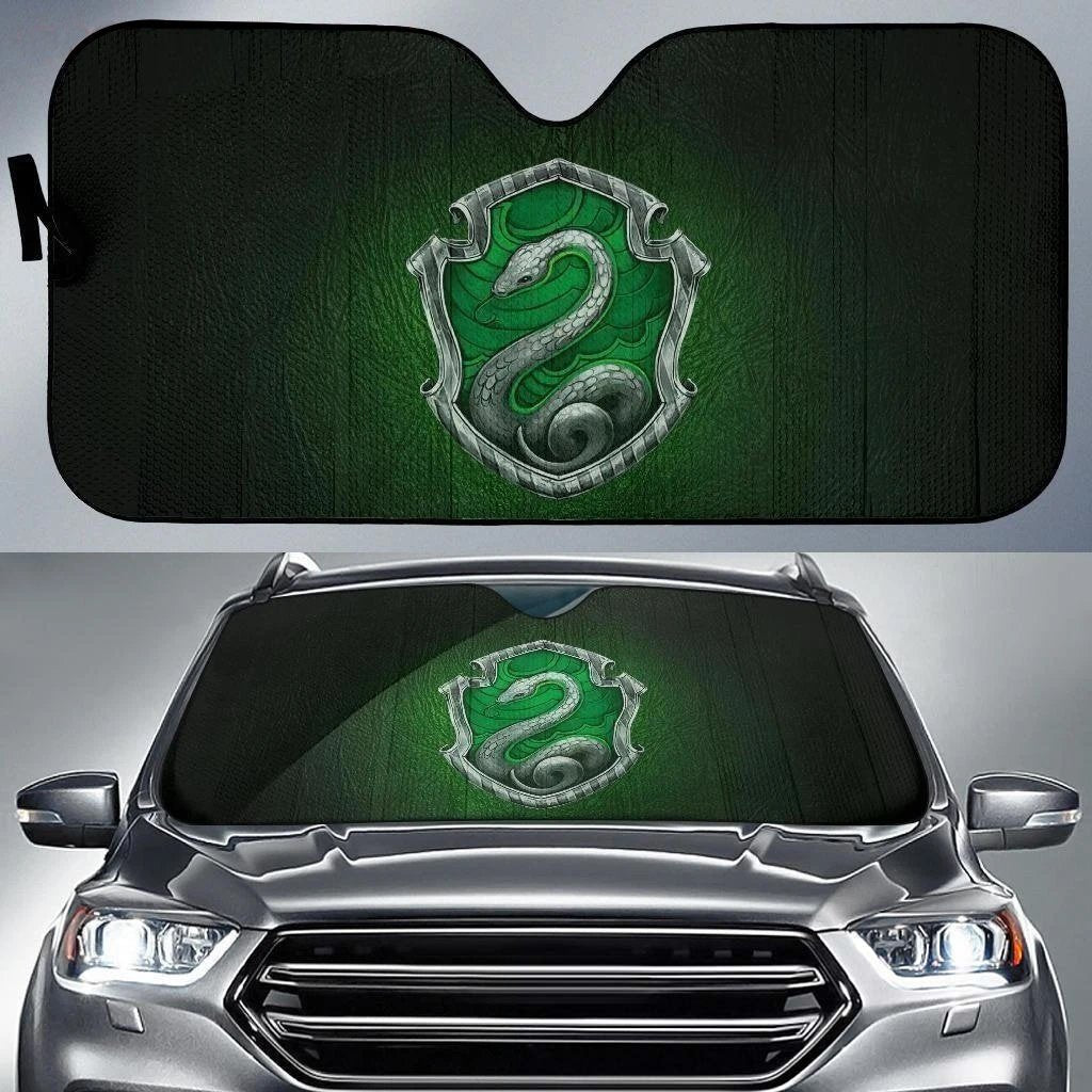 Slytherin House Badge Car Sun Shade-Gear Wanta