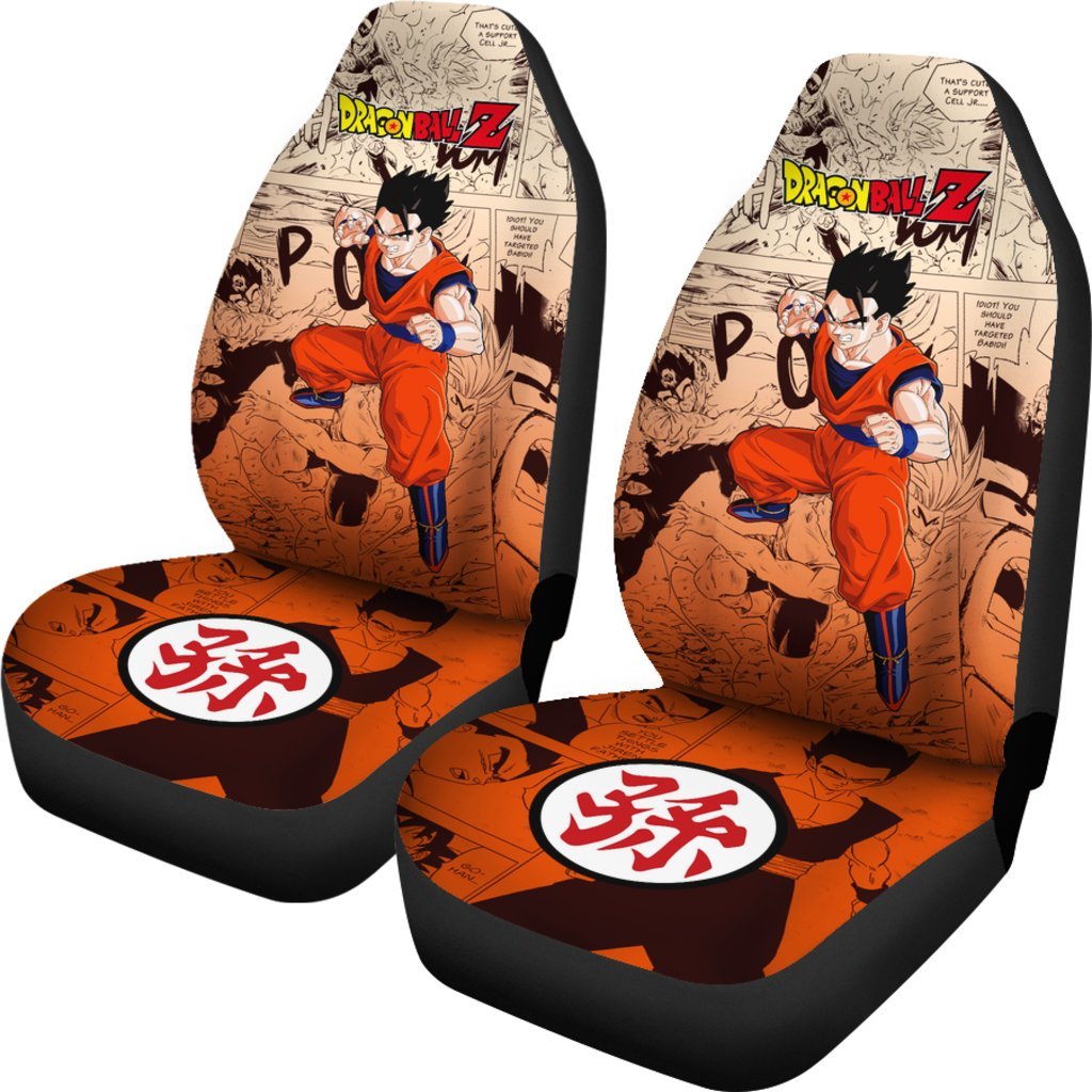 Son Gohan Dragon Ball Z Car Seat Covers Manga Mixed Anime Great-Gear Wanta