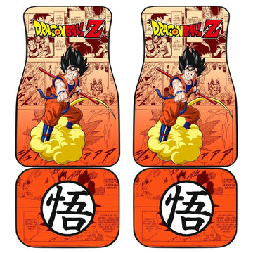 Son Goku Characters Dragon Ball Z Car Floor Mats Manga Mixed Anime-Gear Wanta