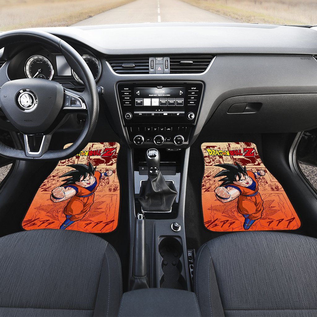 Son Goku Dragon Ball Z Car Floor Mats Manga Mixed Anime-Gear Wanta