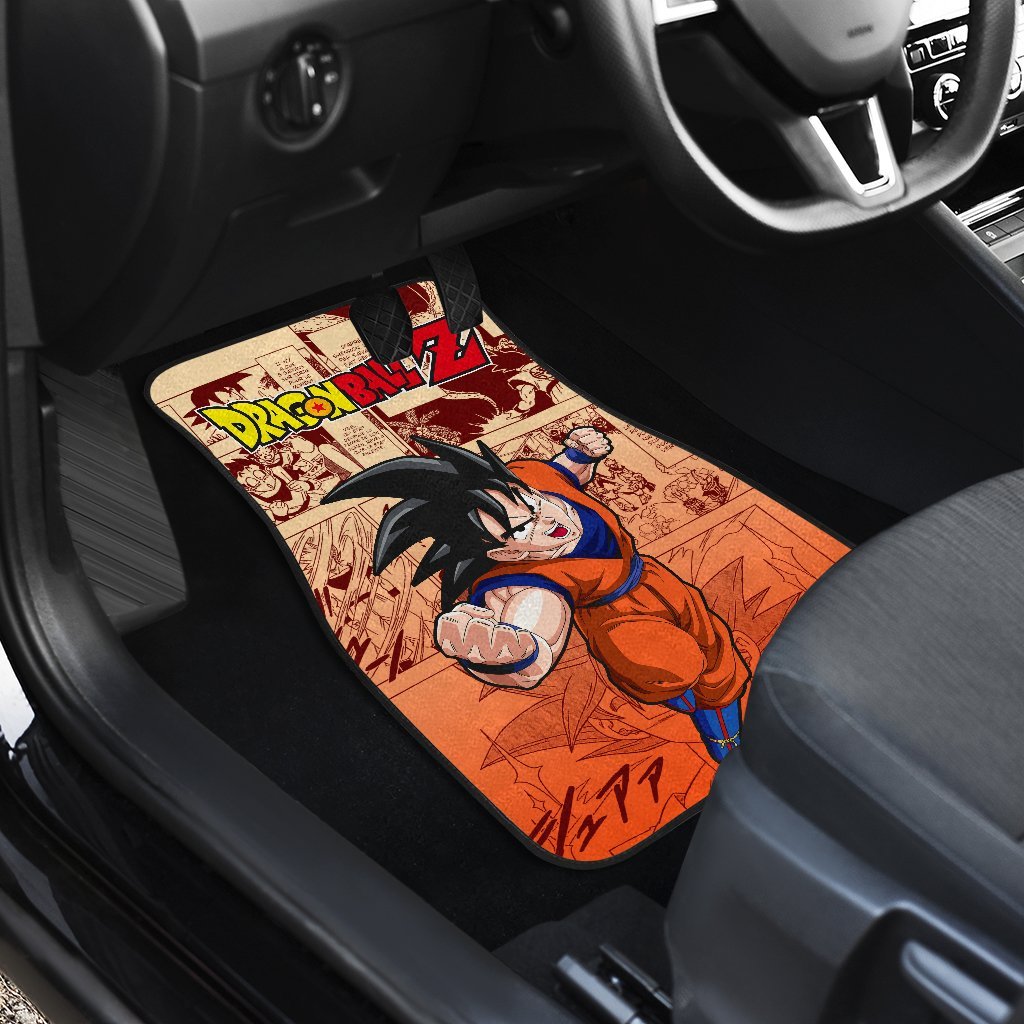 Son Goku Dragon Ball Z Car Floor Mats Manga Mixed Anime-Gear Wanta