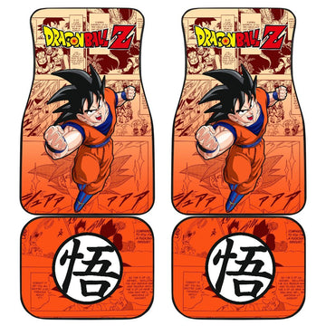 Son Goku Dragon Ball Z Car Floor Mats Manga Mixed Anime-Gear Wanta