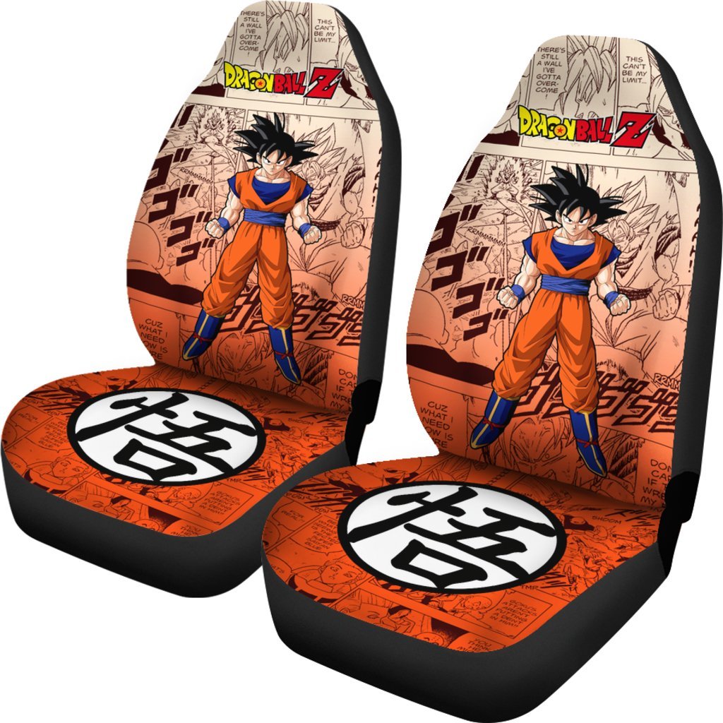 Son Goku Dragon Ball Z Car Seat Covers Manga Mixed Anime-Gear Wanta