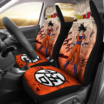 Son Goku Dragon Ball Z Car Seat Covers Manga Mixed Anime-Gear Wanta